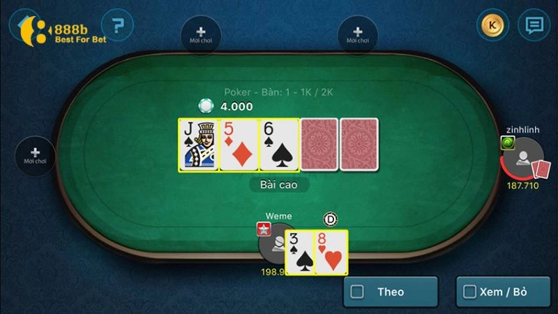 đoán bài trong game poker Cách đoán bài trong game poker tăng xác suất thắng đến 90%