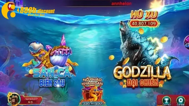 Săn hũ Godzilla với phần thưởng cực hấp dẫn